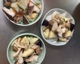 肉無豆腐簡単クリーミー麻婆味野菜炒め作り方11写真
