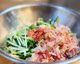 水菜の梅おかかナムル作り方3写真