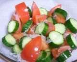 夏野菜のマリネ風サラダ作り方5写真