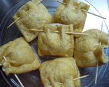 チーズとコーンの巾着焼き作り方10写真