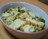 簡単オクラの醤油チーズ焼き（弁当も可）作り方6写真