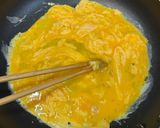 白菜とハムのニラ卵塩こうじ炒め♪作り方1写真
