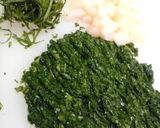 ホタテとモロヘイヤのまんまる餃子作り方1写真