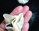 ホタテとモロヘイヤのまんまる餃子作り方3写真