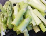 レンジで簡単！！アスパラのゴママヨ和え作り方1写真
