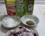 手作り赤玉ねぎドレッシング作り方1写真