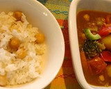 捨てないで～ひよこ豆の煮汁とひよこ豆ご飯作り方2写真
