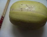 そうめんカボチャ;おやつにもなるサラダ。作り方1写真