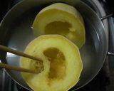 そうめんカボチャ;おやつにもなるサラダ。作り方5写真