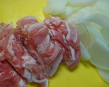 【漬け込み不要】豚こまショウガ焼き作り方1写真