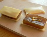 甘辛こんにゃくのチーズサンド♪ベーコン巻作り方4写真