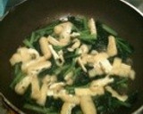 小松菜と油あげのさっぱり煮びたし作り方6写真