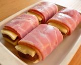 甘辛こんにゃくのチーズサンド♪ベーコン巻作り方6写真