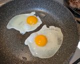 肉肉しい目玉焼きハンバーグ作り方12写真