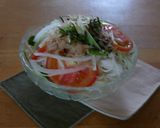 焼き茄子サラダソーメン作り方2写真