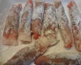梅肉&大葉IN☆豚肉巻き揚げ作り方2写真