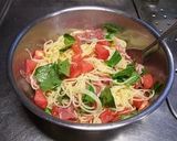 夏オススメ!お酢でサッパリ☆冷製パスタ♪作り方5写真