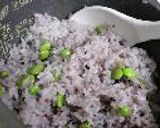 紫米の枝豆ご飯作り方4写真