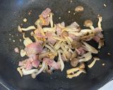 ワンパンで出来る！きのこのクリームパスタ作り方2写真