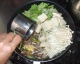 すき焼き風うどん♪簡単牛肉白菜豆腐作り方7写真