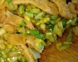 納豆のタレでカブの葉と油揚げのゴマ油炒め作り方3写真