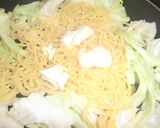 明治カマンベールチーズを加えた焼きそば✾作り方1写真