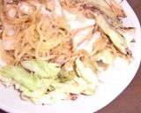 明治カマンベールチーズを加えた焼きそば✾作り方2写真