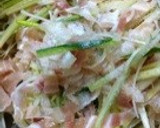 ミミガーとキュウリのごま油和え作り方5写真