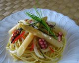 タコの柚子こしょうパスタ作り方5写真