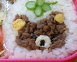 リラックマのそぼろ弁当（キャラ弁）作り方4写真