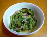 簡単★夏野菜＊ゴーヤとなすの味噌炒め作り方4写真