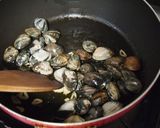 あさりのトマトクリームパスタ作り方3写真