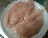 パサパサしない★蒸し鶏のサラダ作り方1写真