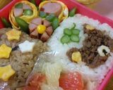 リラックマのそぼろ弁当（キャラ弁）作り方15写真