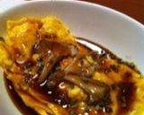 簡単☆舞茸オムレツの甘酢あんかけ作り方7写真