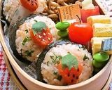 明太子と大葉のマヨ醤油おにぎり作り方5写真
