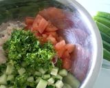 夏野菜のゼリー寄せ作り方1写真