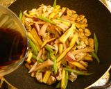 豚肉とさつま芋の新生姜炒め作り方7写真