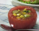 完熟トマトと夏野菜の冷たいジュレサラダ作り方9写真