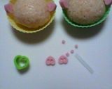 ハート型で簡単ぶうぶうちゃんおにぎり作り方8写真