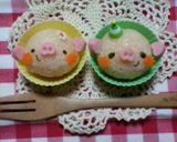 ハート型で簡単ぶうぶうちゃんおにぎり作り方10写真