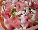 蒸し豚野菜のしょうゆ豆ペースト作り方3写真