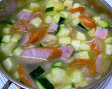 フロマージュin夏野菜スープ作り方4写真
