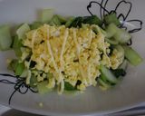 青梗菜のマヨたまソース✿ダシダ風味で作り方4写真