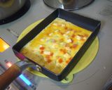 トマトとコロコロチーズの卵焼き♬作り方3写真