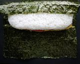 お弁当に、お弁当箱ぴったりスパム巻き作り方11写真