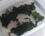 わかめと玉ねぎの梅のせ冷製パスタ作り方2写真