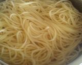 わかめと玉ねぎの梅のせ冷製パスタ作り方3写真