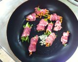 親子で作る野菜の肉巻き作り方3写真