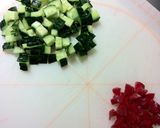 豆腐のディップ風サラダ✿梅胡瓜Ver．作り方1写真